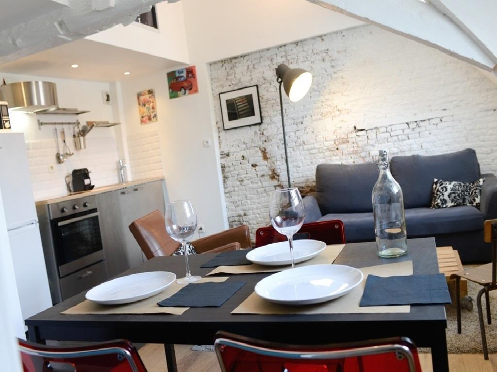 Souvenirs Vieux Lille Apartment 2 Chambres 24H24H Access Ruang foto